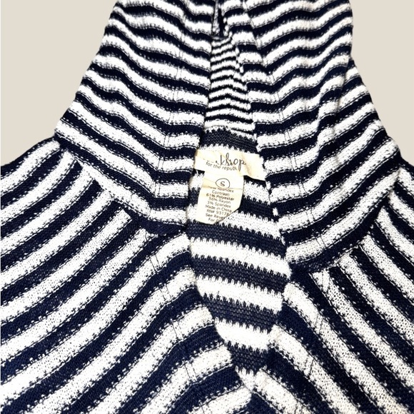 Striped Drape front cardigan - Picture 4 of 4